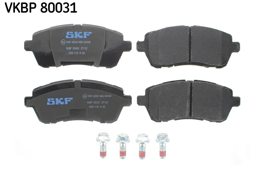 Комплект спирачно феродо, дискови спирачки SKF